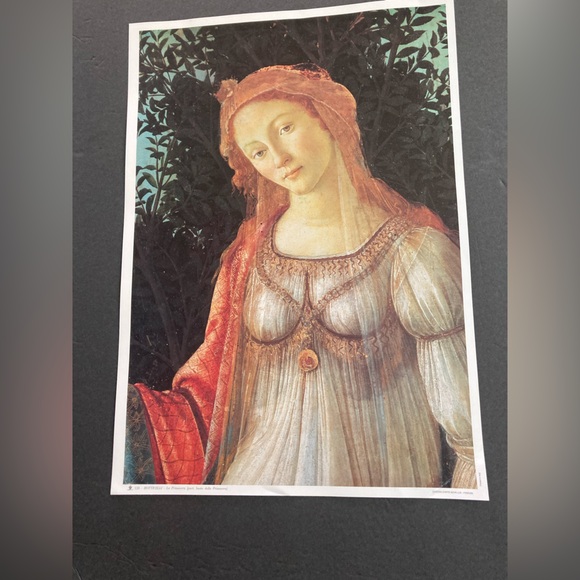 Botticelli La Primavera Vintage Poster made in Italy - Picture 5 of 8